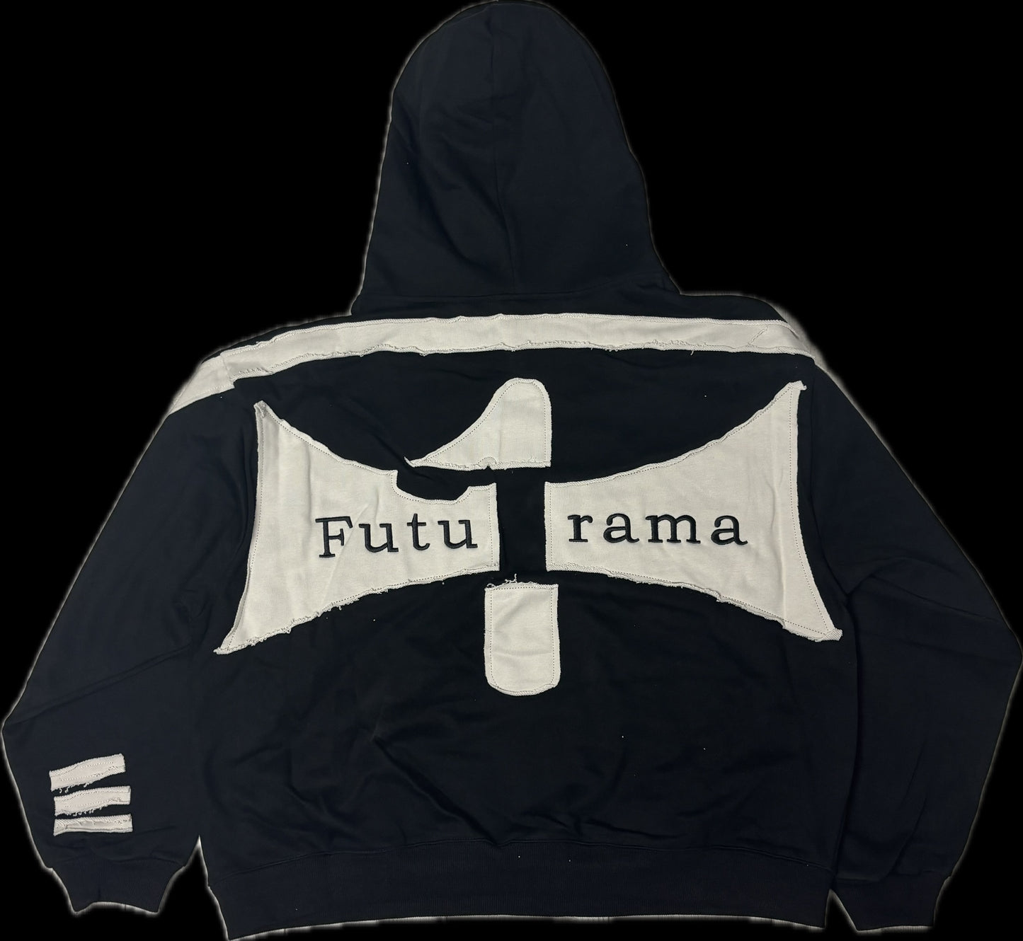 Hoodie noir Futu/Rama