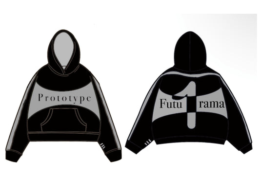 Hoodie noir Futu/Rama